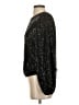 Flat White 100% Polyester Black Long Sleeve Blouse Size XS - photo 5