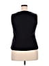 Extra Touch Black Sleeveless T-Shirt Size 2X - photo 2