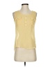 Chocolate 100% Polyester Yellow Sleeveless Blouse Size S - photo 1