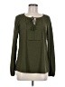 Daniel Rainn Green Long Sleeve Blouse Size 9 - photo 1