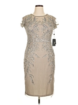 green emerald velvet dress Hand-Beaded Cocktail Dress In Midnight