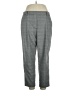 Ann Taylor LOFT Houndstooth Gray Black Dress Pants Size XL - photo 1
