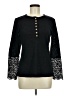 Unbranded Black Long Sleeve Henley Size M - photo 1