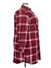 Passport Plaid Burgundy Long Sleeve Blouse Size 3X - photo 4