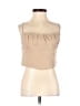 Zara Tan Sleeveless Blouse Size M - photo 1