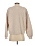American Eagle Outfitters 100% Polyester Solid Tan Pullover Sweater Size S - photo 2