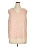 Nine West 100% Polyester Pink Sleeveless Blouse Size XL - photo 1