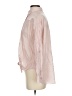 Express 100% Lyocell Pink Long Sleeve Blouse Size S - photo 5