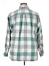 Ann Taylor LOFT Checkered-gingham Green 3/4 Sleeve Button-Down Shirt Size XL - photo 2