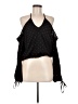 Lovers + Friends 100% Polyester Black Sleeveless Blouse Size S - photo 1