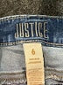 Justice Blue Jeans Size 6 - photo 3