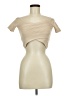 Aerie Tan Short Sleeve Turtleneck Size M - photo 1