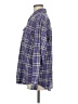 Adika Plaid Purple Long Sleeve Button-Down Shirt Size M - photo 5