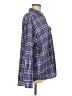 Adika Plaid Purple Long Sleeve Button-Down Shirt Size M - photo 4
