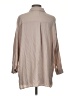 Unbranded Metallic Tan 3/4 Sleeve Blouse Size S - photo 2