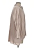 Unbranded Metallic Tan 3/4 Sleeve Blouse Size S - photo 4