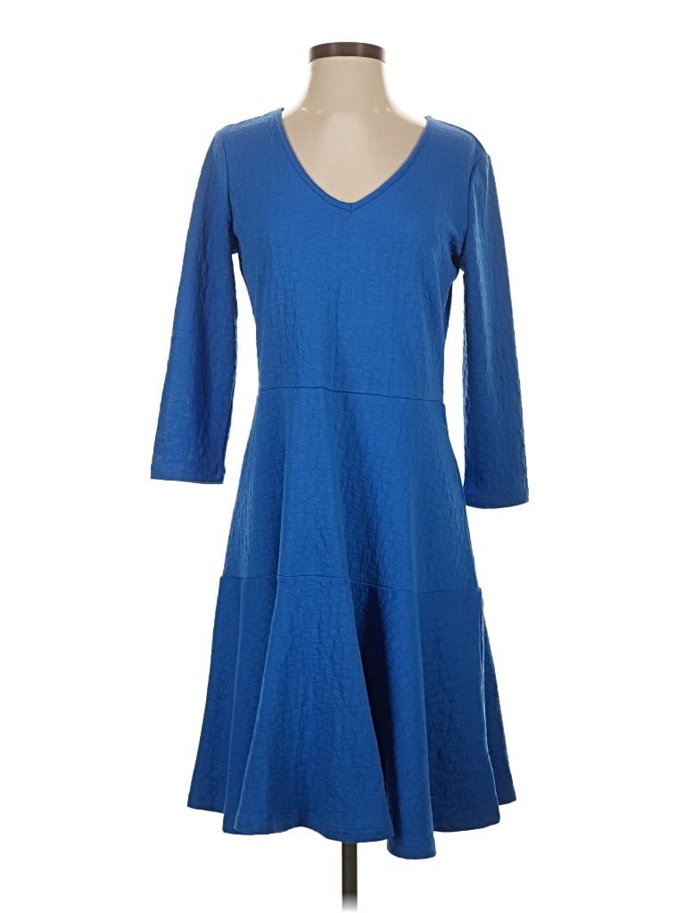 Pre-owned Ny Collection Casual Dress In Blue