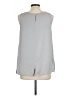 41Hawthorn 100% Polyester Silver Sleeveless Blouse Size L - photo 2