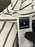 Unbranded Stripes Silver Long Sleeve Blouse Size S - photo 7