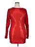 Unbranded 100% Polyester Red Cocktail Dress Size XL - photo 1