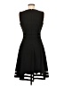 Calvin Klein Solid Black Cocktail Dress Size 6 - photo 2