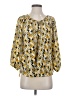Sunny Leigh 100% Polyester Yellow 3/4 Sleeve Blouse Size XS - photo 1
