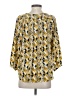 Sunny Leigh 100% Polyester Yellow 3/4 Sleeve Blouse Size XS - photo 2
