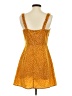 Abbeline 100% Polyester Polka Dots Orange Casual Dress Size S - photo 2