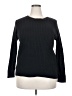 Karen Scott 100% Cotton Black Pullover Sweater Size 2X - photo 1