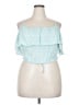 Her Universe 100% Rayon Teal Sleeveless Blouse Size 2X - photo 1