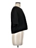 Halogen 100% Polyester Black Short Sleeve Top Size M - photo 4