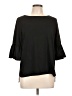 Max Studio Black 3/4 Sleeve T-Shirt Size L - photo 1