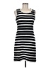 Max Studio 100% Cotton Stripes Black Casual Dress Size M - photo 1