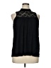 Octavia Black Sleeveless Blouse Size XL - photo 1