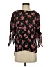 CeCe 100% Polyester Black 3/4 Sleeve Blouse Size S - photo 1