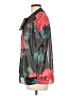 Sweet Pea. 100% Polyester Floral Black Short Sleeve Blouse Size L - photo 5