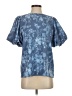 Sugarlips Blue Short Sleeve Blouse Size XS - photo 1