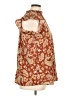 MTS 100% Polyester Paisley Brown Sleeveless Blouse Size XL - photo 4