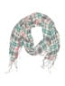 Unbranded Plaid Teal Scarf One size - photo 1