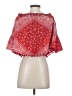 Tularosa 100% Polyester Red Short Sleeve Blouse Size XS - photo 2