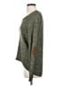Design Lab Lord & Taylor Metallic Green Pullover Sweater Size S - photo 5