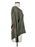 Design Lab Lord & Taylor Metallic Green Pullover Sweater Size S - photo 4