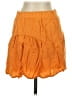 Splendid 100% Viscose Solid Orange Casual Skirt Size S - photo 1