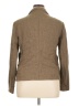 Faconnable Chevron-herringbone Brown Wool Blazer Size 14 - photo 2