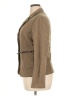 Faconnable Chevron-herringbone Brown Wool Blazer Size 14 - photo 5