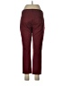 Theory Solid Burgundy Dress Pants Size 8 - photo 2
