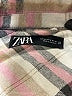 Zara Plaid Pink Jacket Size M - photo 6