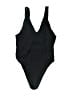 Buffbunny Collection Solid Black One Piece Swimsuit Size S - photo 1
