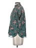 Madewell 100% Polyester Floral Teal Sleeveless Blouse Size XXS - photo 5