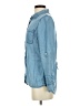 Venus 100% Tencel Blue Long Sleeve Button-Down Shirt Size 4 - photo 5